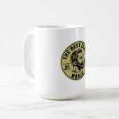 Mug Papas Légendaires Cool – Conception de Typographie (Devant gauche)