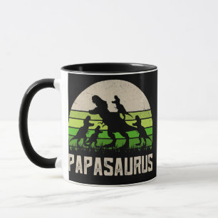 Mug Papasaurus dinosaure drôle de grand-père pour les