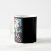 Mug Papasaurus Dinosaure Papa Saurus Famille Équipée T (Devant gauche)