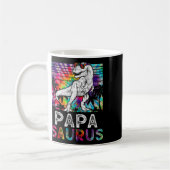 Mug Papasaurus Dinosaure Papa Saurus Famille Équipée T (Gauche)
