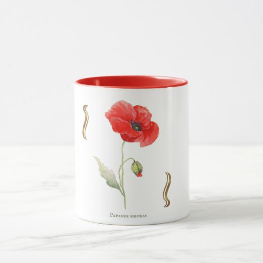 Mug Papaver rhoeas  (Centre)