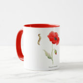 Mug Papaver rhoeas  (Devant gauche)