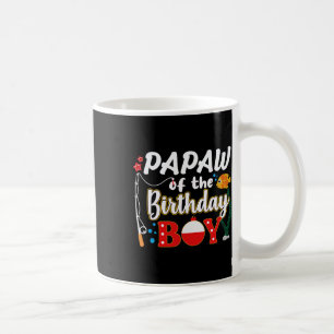 Mug Papaw du garçon d'anniversaire Famille de pêche te