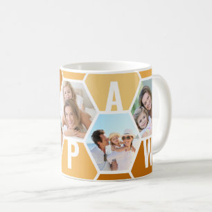 Mug Papaw Editable 5 Photo 5 Lettre Honeycomb