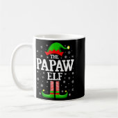 Mug Papaw Elf Funny Christmas Family Matching (Gauche)