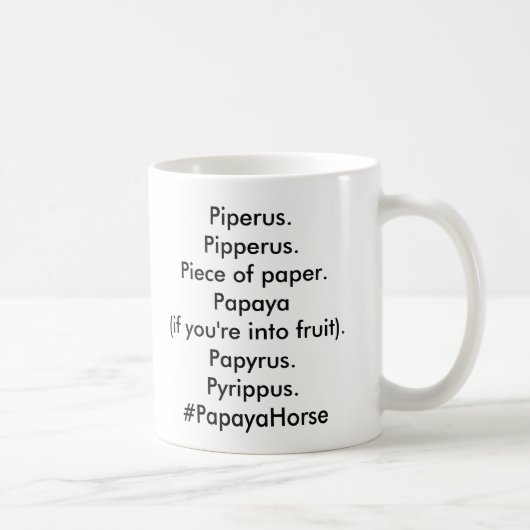 Mug #PapayaHorse (Droite)