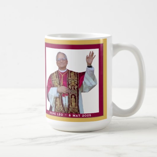 Mug Pape catholique Léon (Droite)
