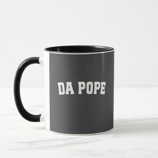 Mug Pape Léon XIV Église chrétienne Da Pope Da (Gauche)