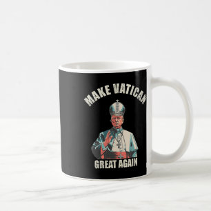 Mug Pape Trump Drôle Trump Vatican Chrétien Rétro Chu