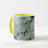 Mug Paperwhite Narcissus Fleurs blanches délicates (Devant gauche)
