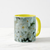 Mug Paperwhite Narcissus Fleurs blanches délicates (Devant droit)