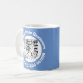 Mug Papeterie de bureau et entreprise d'impression (Devant gauche)