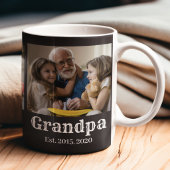 Mug Papi a établi un script simple noir 3 photo