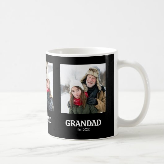 Mug Papi a établi une photo moderne 3 (Droite)