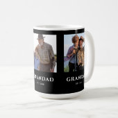 Mug Papi a été établi Photo Noir 3 (Devant droit)
