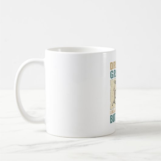 Mug Papi Batteur Comme un Papi Normal Mais Plus Cool (Gauche)