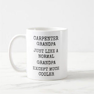 Mug Papi Charpentier Beaucoup Plus Cool Drôle