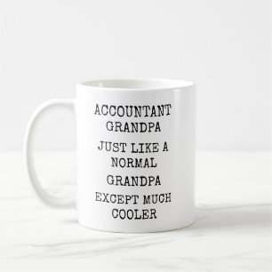 Mug Papi comptable bien plus cool drôle