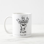 Mug "Papi depuis" (Gauche)