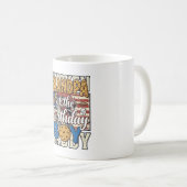 Mug Papi du gâteau d'anniversaire garçon lait cookie c (Devant droit)