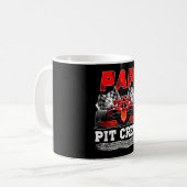 Mug Papi équipe de course de famille voiture de course (Devant gauche)