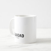 Mug Papi Est Créé Nouveau Cadeau Pour Papi (Devant gauche)