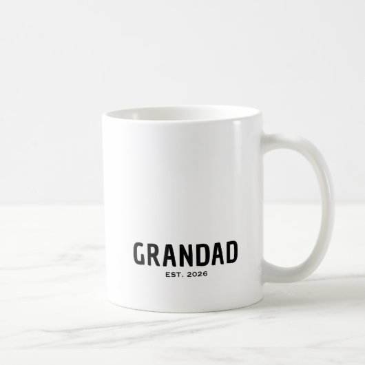 Mug Papi Est Créé Nouveau Cadeau Pour Papi (Droite)