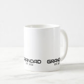 Mug Papi Est Créé Nouveau Cadeau Pour Papi (Devant droit)