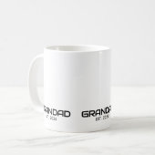 Mug Papi Est Créé Nouveau Cadeau Pour Papi (Devant gauche)