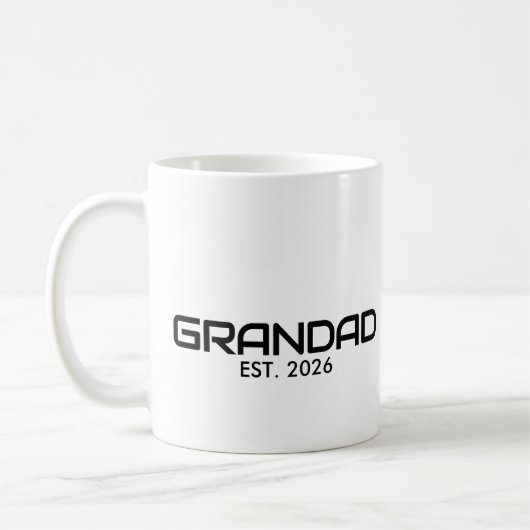 Mug Papi établi Nouveau Cadeau de Papi (Gauche)