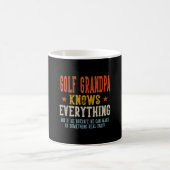 Mug Papi golf sait tout fête des pères rétro (Centre)