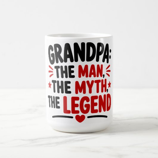 Mug Papi L'homme La légende (Centre)