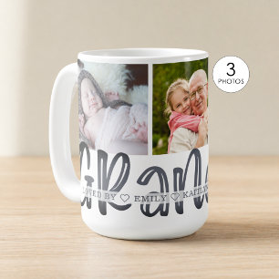 Mug Papi Mignon Moderne Personnalisé 3 Photo