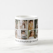 Mug Papi moderne 12 Collage de photos (Centre)