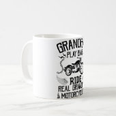 Mug papi moto drôle lama cadeaux drôle yoga cl (Devant gauche)