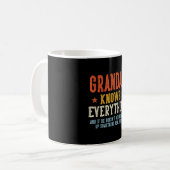 Mug Papi sait tout fête des pères rétro (Devant gauche)