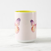 Mug Papier aquarelle papillon Art (Centre)