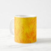 Mug PAPIER Arrière - plan TEXTURE - orange jaune (Devant gauche)
