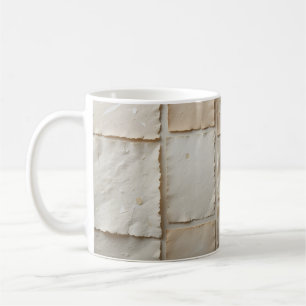 Mug Papier artisanal texturé plat