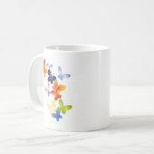 Mug Papier coloréMouches (Devant gauche)
