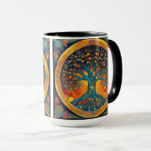 Mug Papier de l'Arbre de vie (Devant droit)