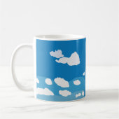 Mug Papier de soie Blue Sky Cloud (Gauche)