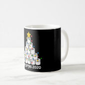 Mug Papier de toilette de Noël Arbre cadeau amusant (Devant droit)