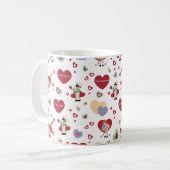 Mug Papier d'emballage de la Saint-Valentin (Devant gauche)