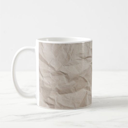 Mug Papier d'emballage de texture de papier (Gauche)