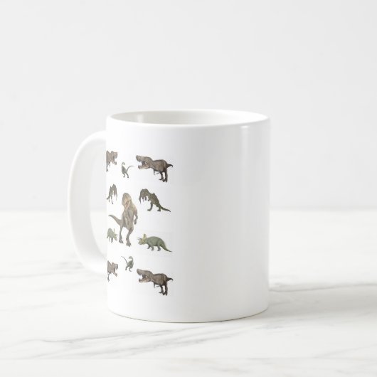 Mug Papier Dinosaure (Devant gauche)