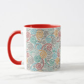 Mug Papier fripé par fantaisie de broderie (Gauche)