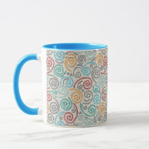 Mug Papier fripé par fantaisie de broderie