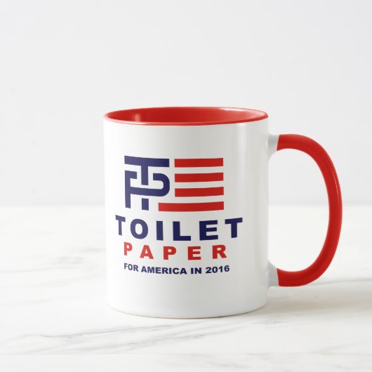 Mug Papier hygiénique pour l'Amérique 2016 - (Droite)