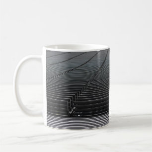 MUG PAPIER NUMÉRIQUE ABSTRAIT GRIS